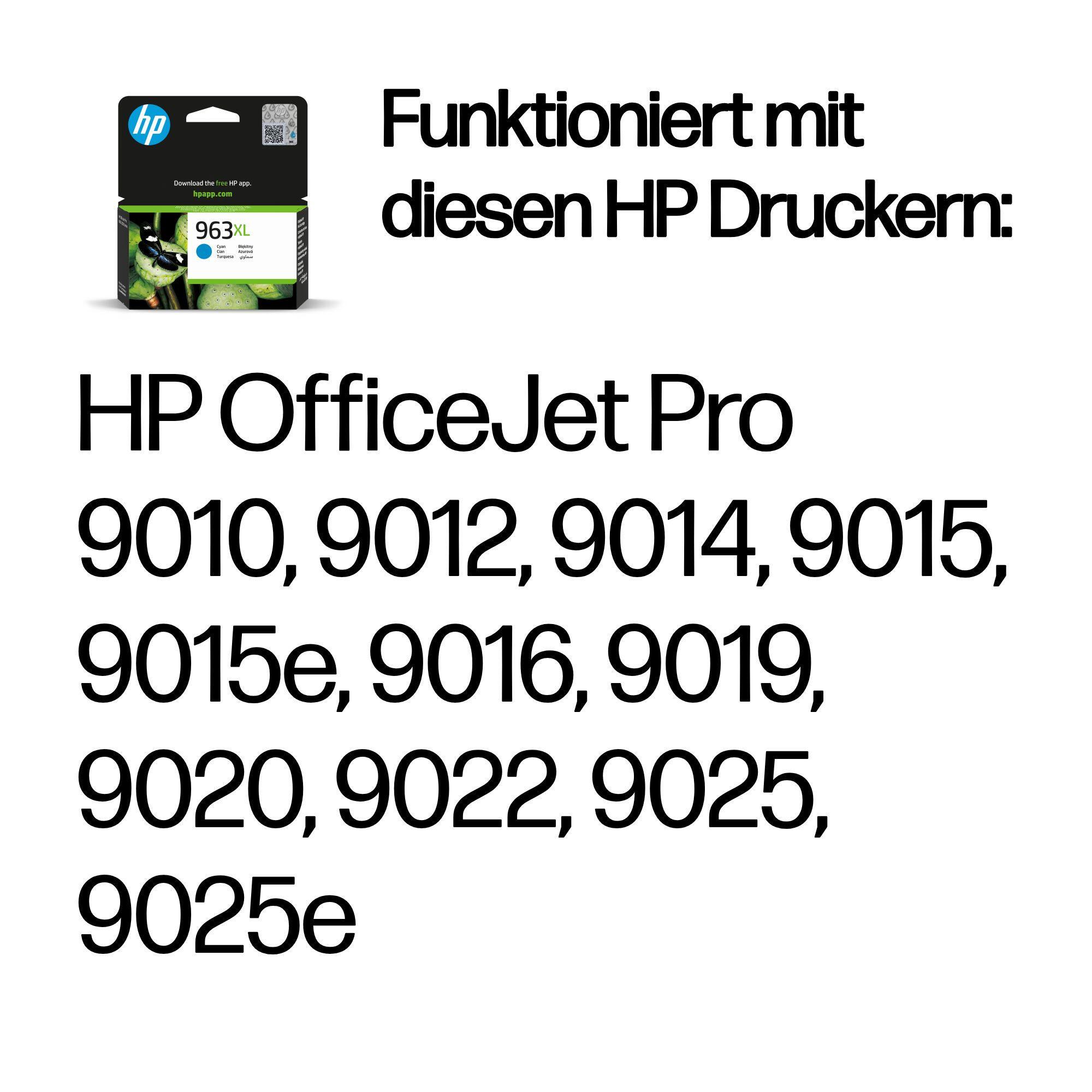HP Tinte 963XL / 3JA27AE Cyan XL