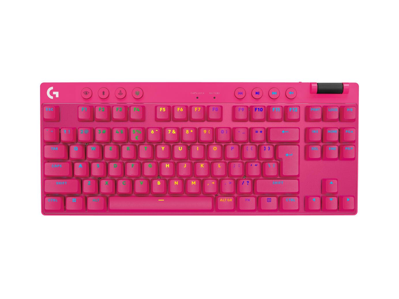 Logitech Clavier G Pro X TKL Lightspeed / 920-012159 Magenta