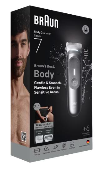 Braun Rasierer Series 7 BodyGroomer BG7550 / 244732 Grau