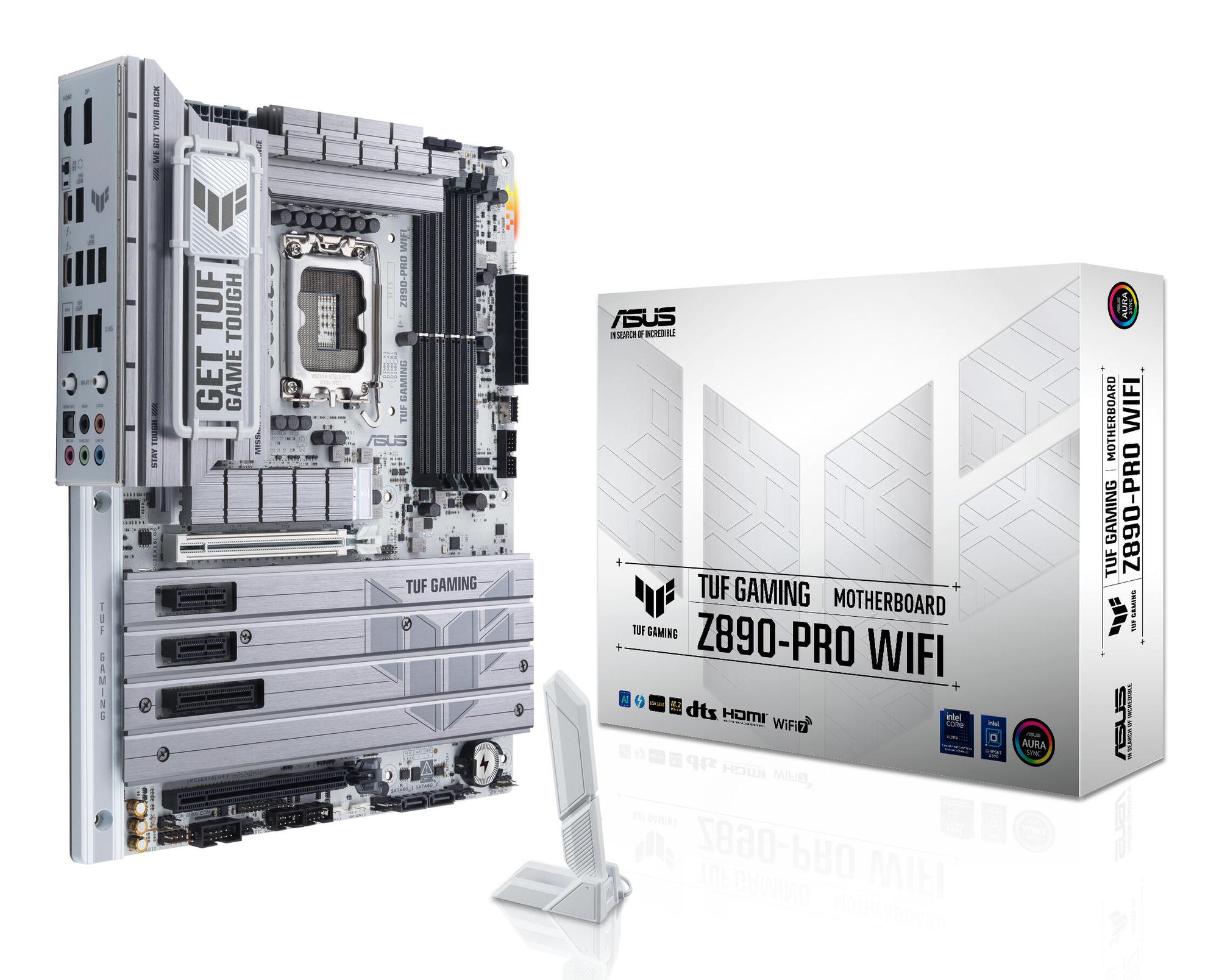 ASUS Carte mère TUF Gaming Z890-Pro WiFi / 90MB1IR0-M0EAY0 Blanc