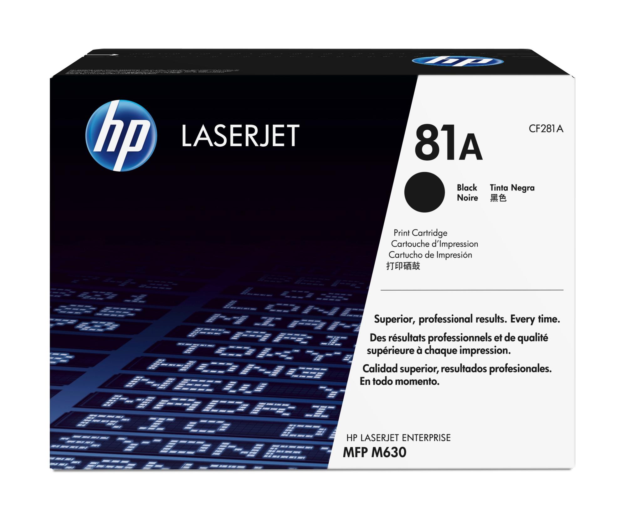 HP Toner 81A / CF281A Nero