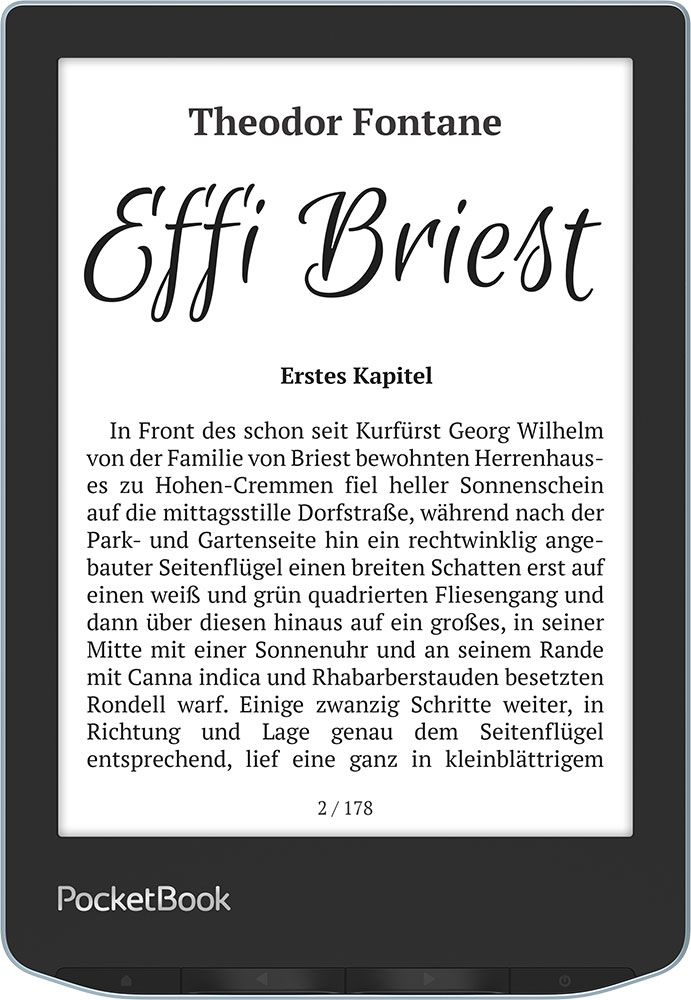 PocketBook eBook-Reader Verse / PB629-2-WW-B Pastelblau S