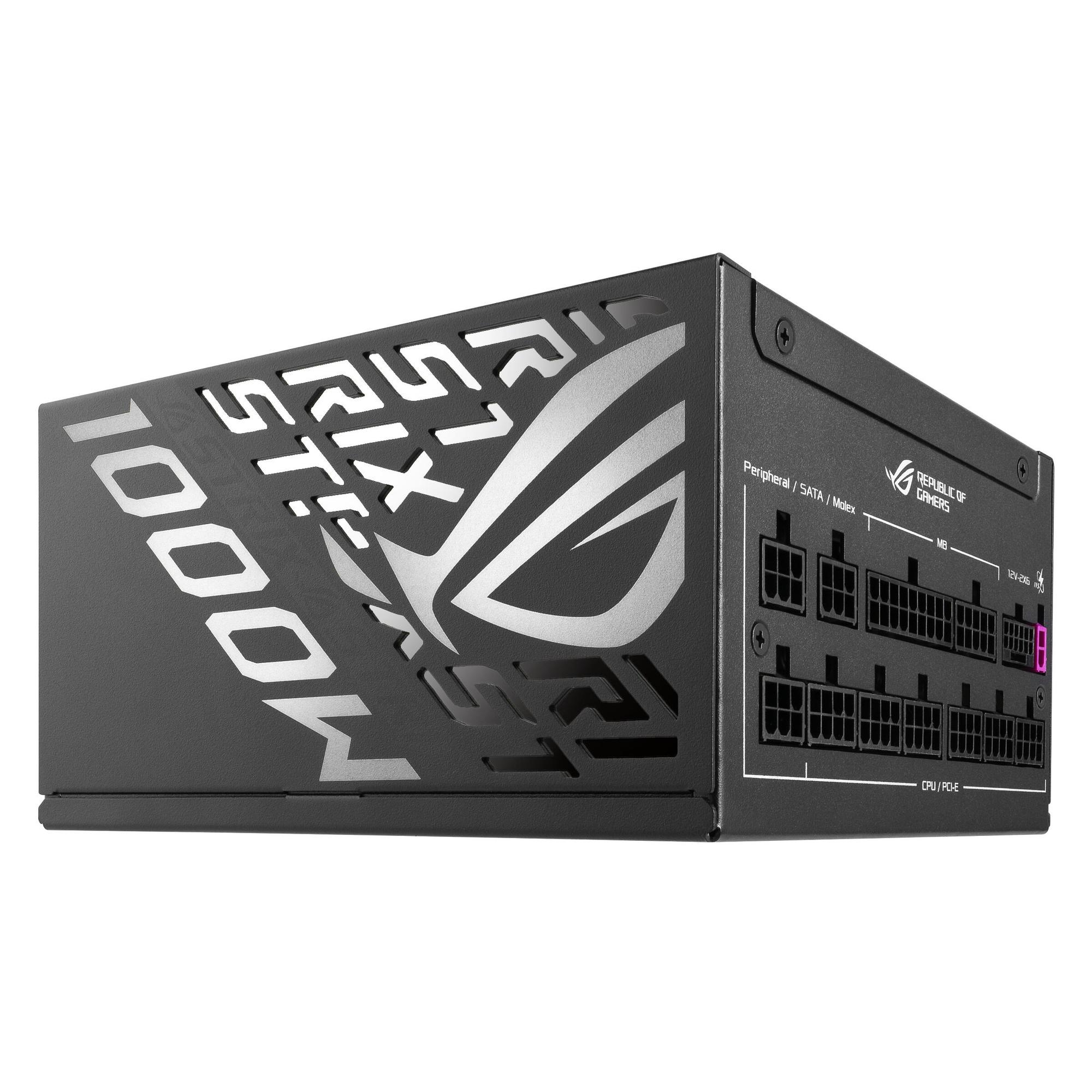 ASUS Alimentation pour PC ROG Strix 1000W Platinum / 90YE00W1-B0NA00 Noir, argent