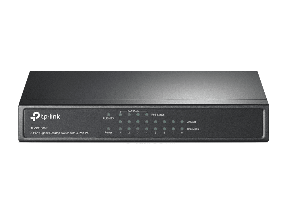 TP-LINK Interruptor SG1008P / TL-SG1008P Negro
