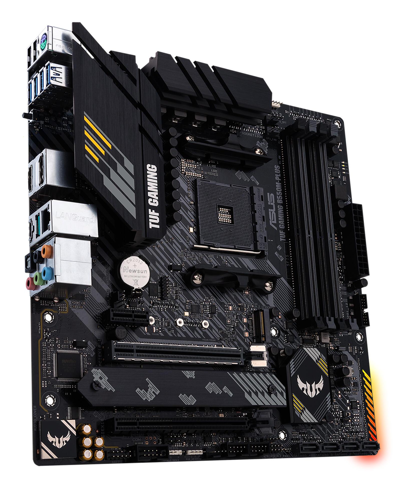 ASUS Placa base TUF GAMING B550M-PLUS / 90MB14A0-M0EAY0 Negro