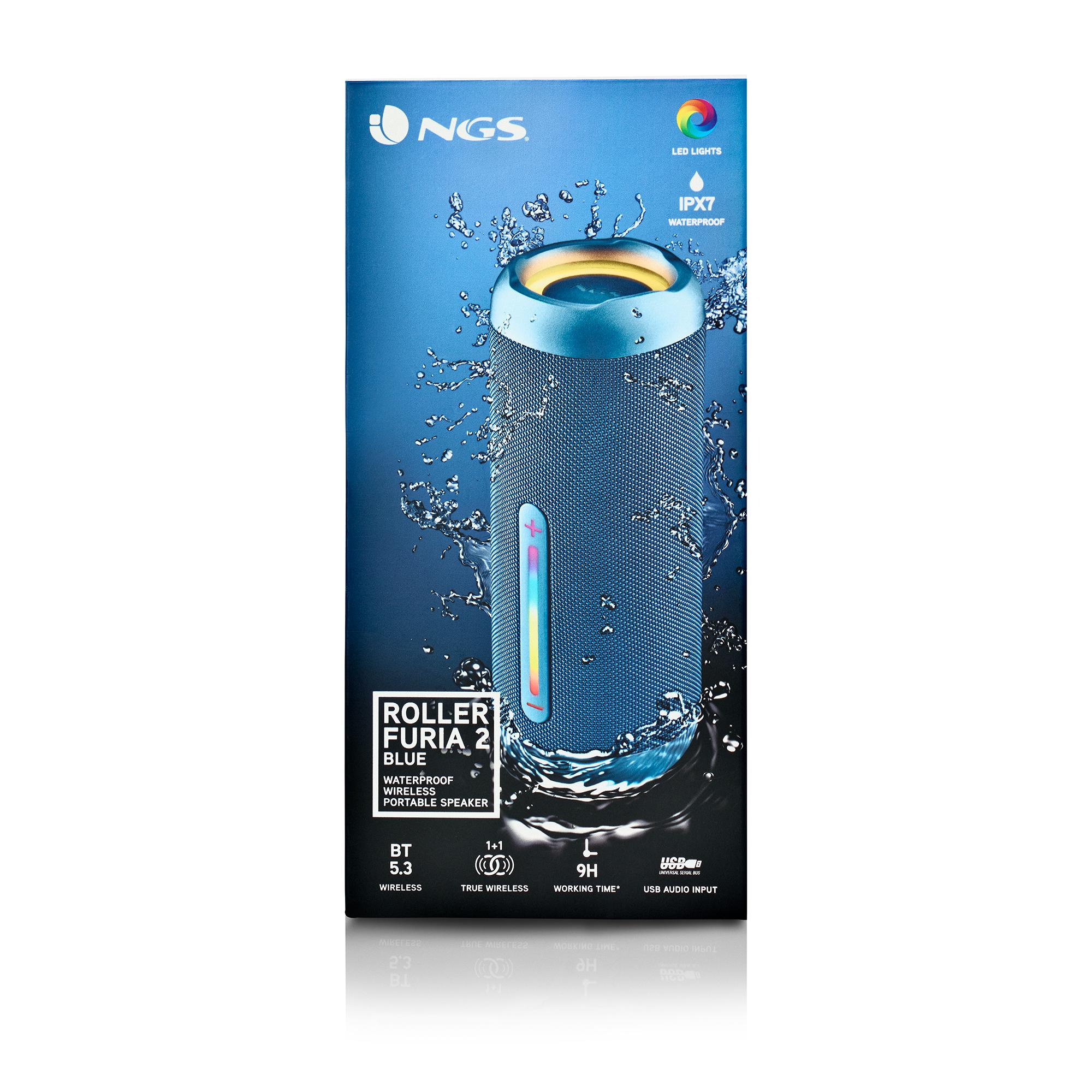 NGS Altoparlante Roller Furia 2 / ROLLERFURIA2BLUE Blu M
