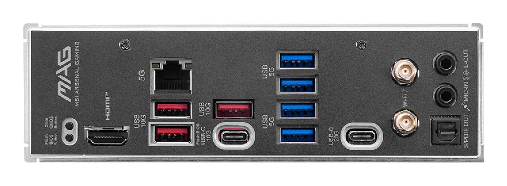 MSI Mainboard MAG B850M MORTAR WIFI / 7E61-001R Black