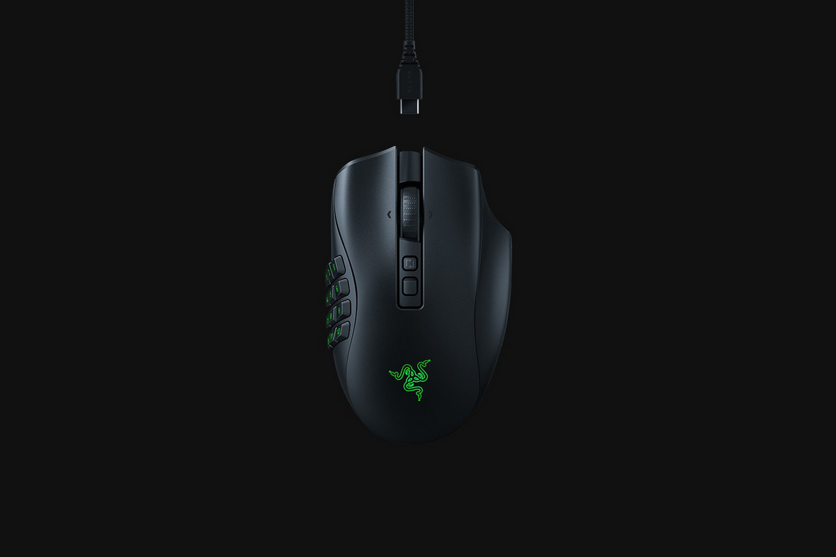 Razer Ratón Naga V2 Pro / RZ01-04400100-R3G1 Negro
