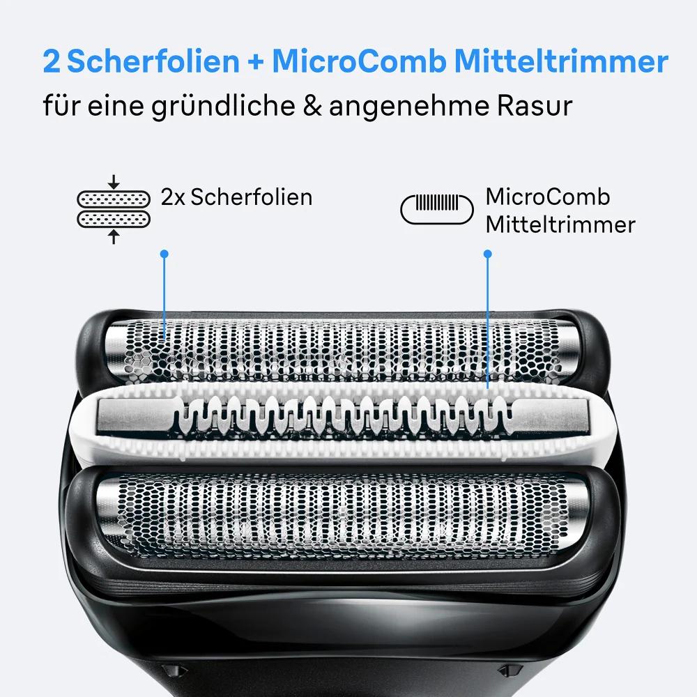 Braun Lama di rasoio Series 3 ProSkin 32B / 2082 0300 Nero, acciaio inox