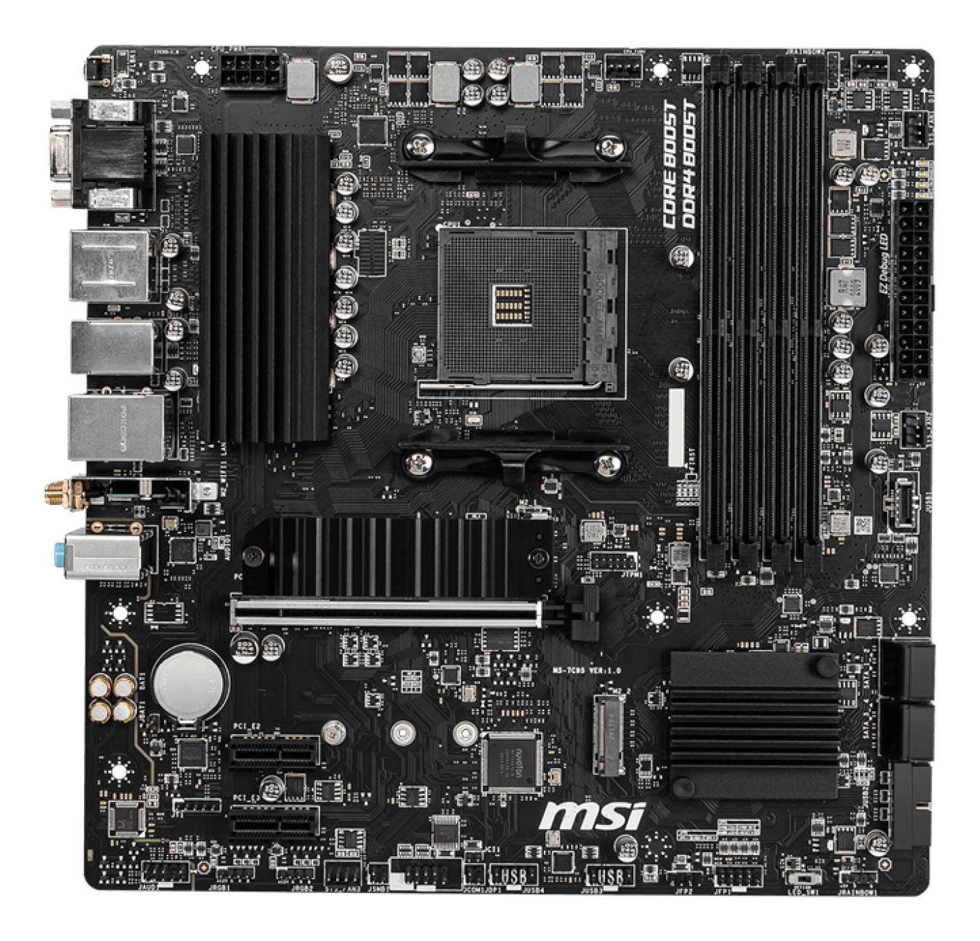 MSI Mainboard B550M PRO-VDH WIFI / 7C95-001R Black