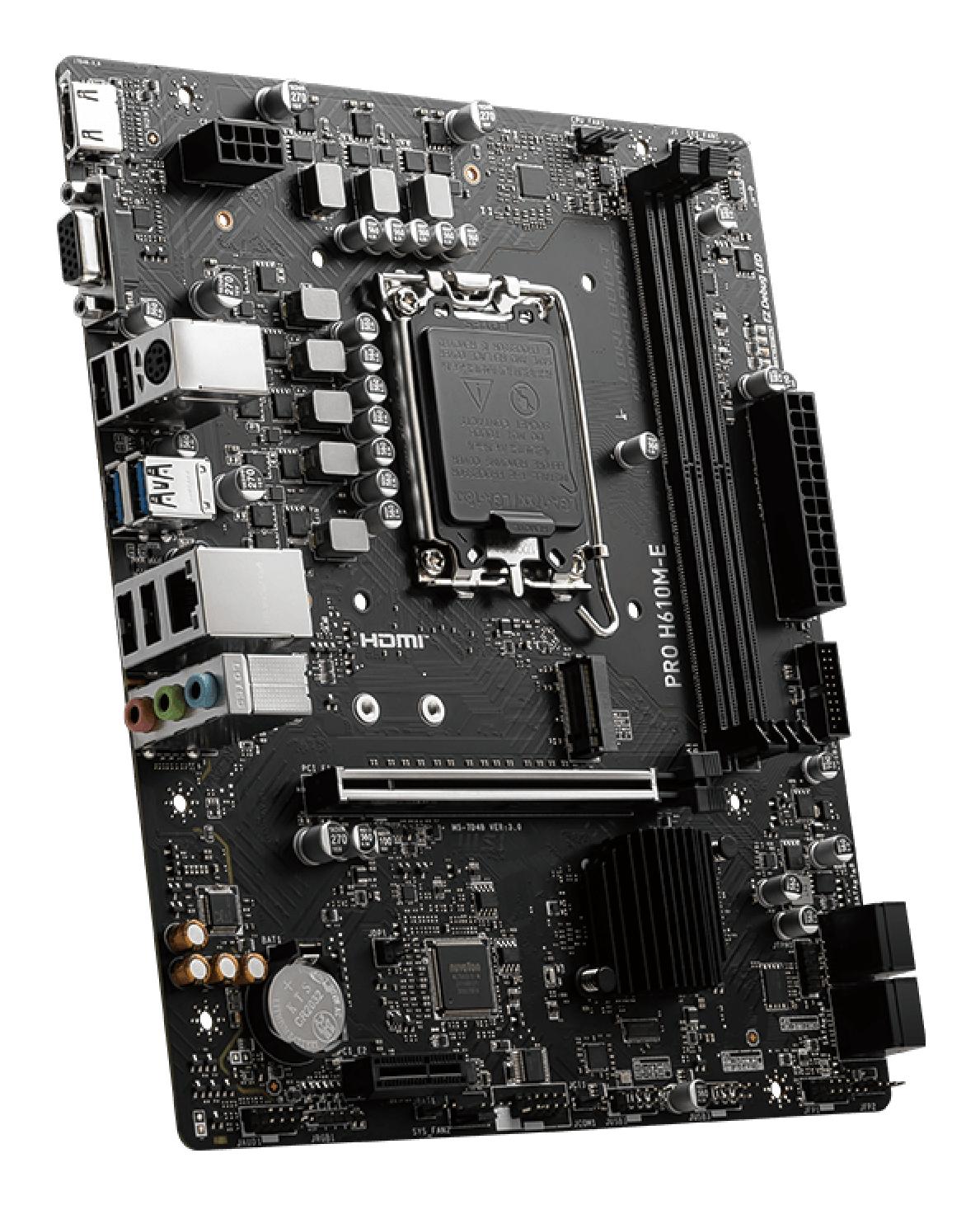 MSI Mainboard PRO H610M-E / 7D48-019R
