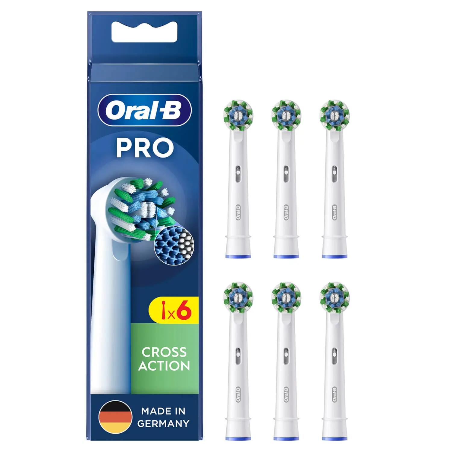 Oral-B Cepillo de dientes acoplable 6x Cross / 860373 Blanco