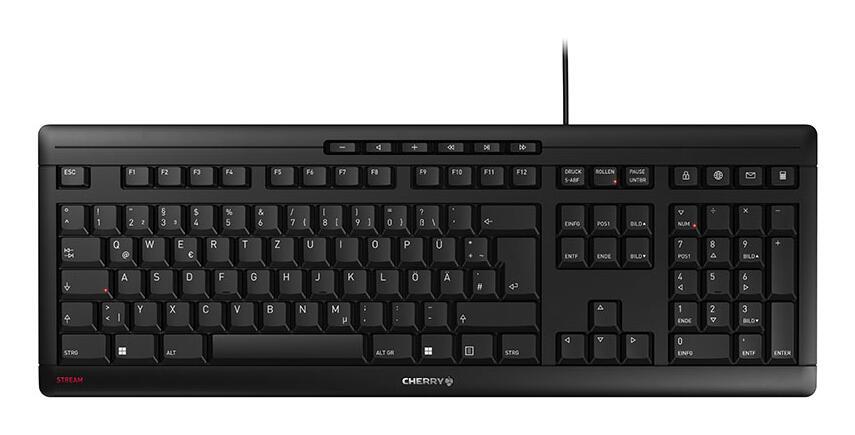 CHERRY Teclado JK8500B / JK-8500DE-2 Negro