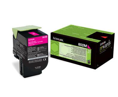 Lexmark Toner 802M / 80C20M0 Magenta Standard