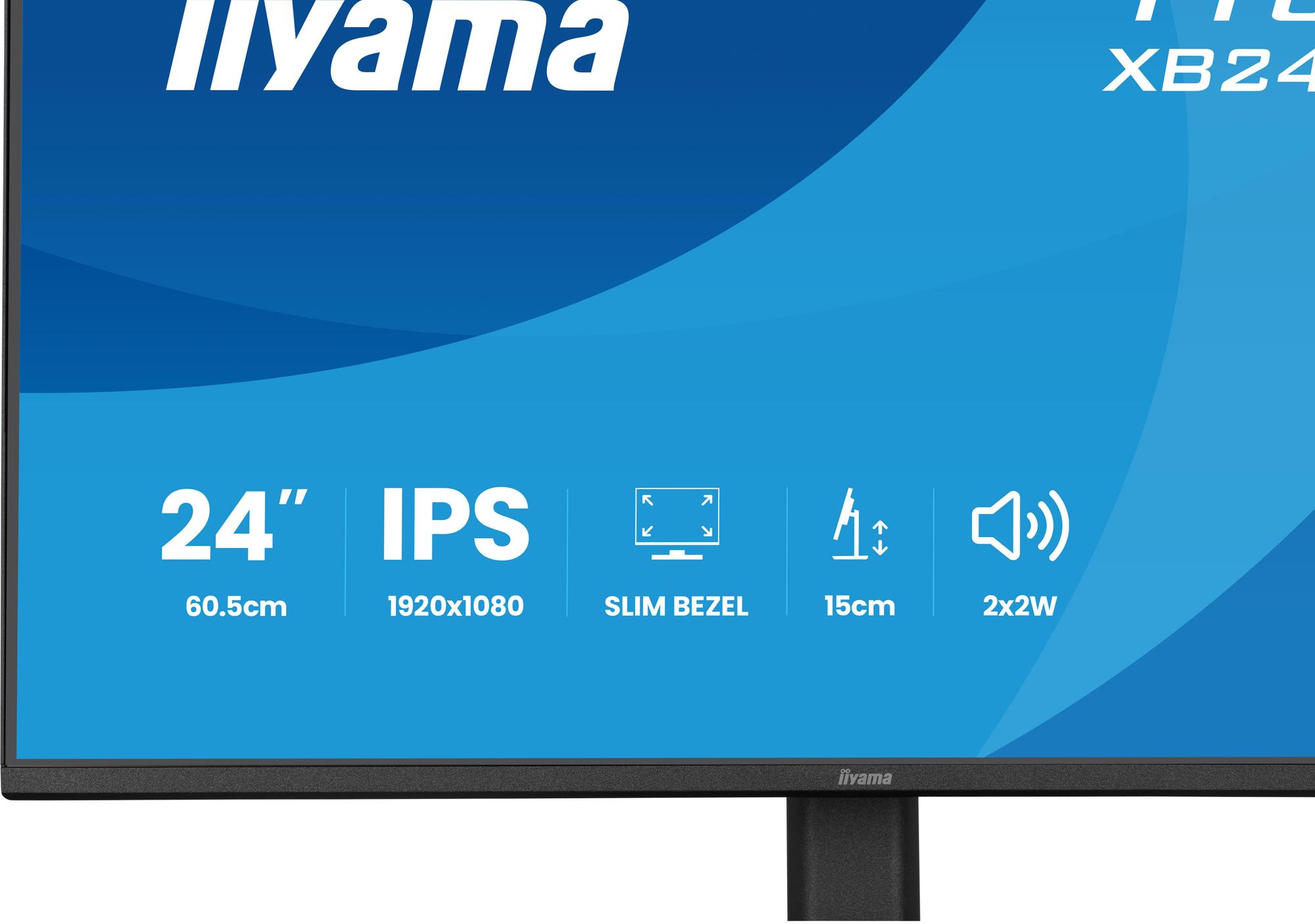 iiyama Moniteur ProLite XB2491HS / XB2491HS-B1 Noir 60,5 cm (23.8")