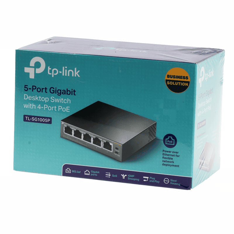 TP-LINK Switch SG1005P / TL-SG1005P Black