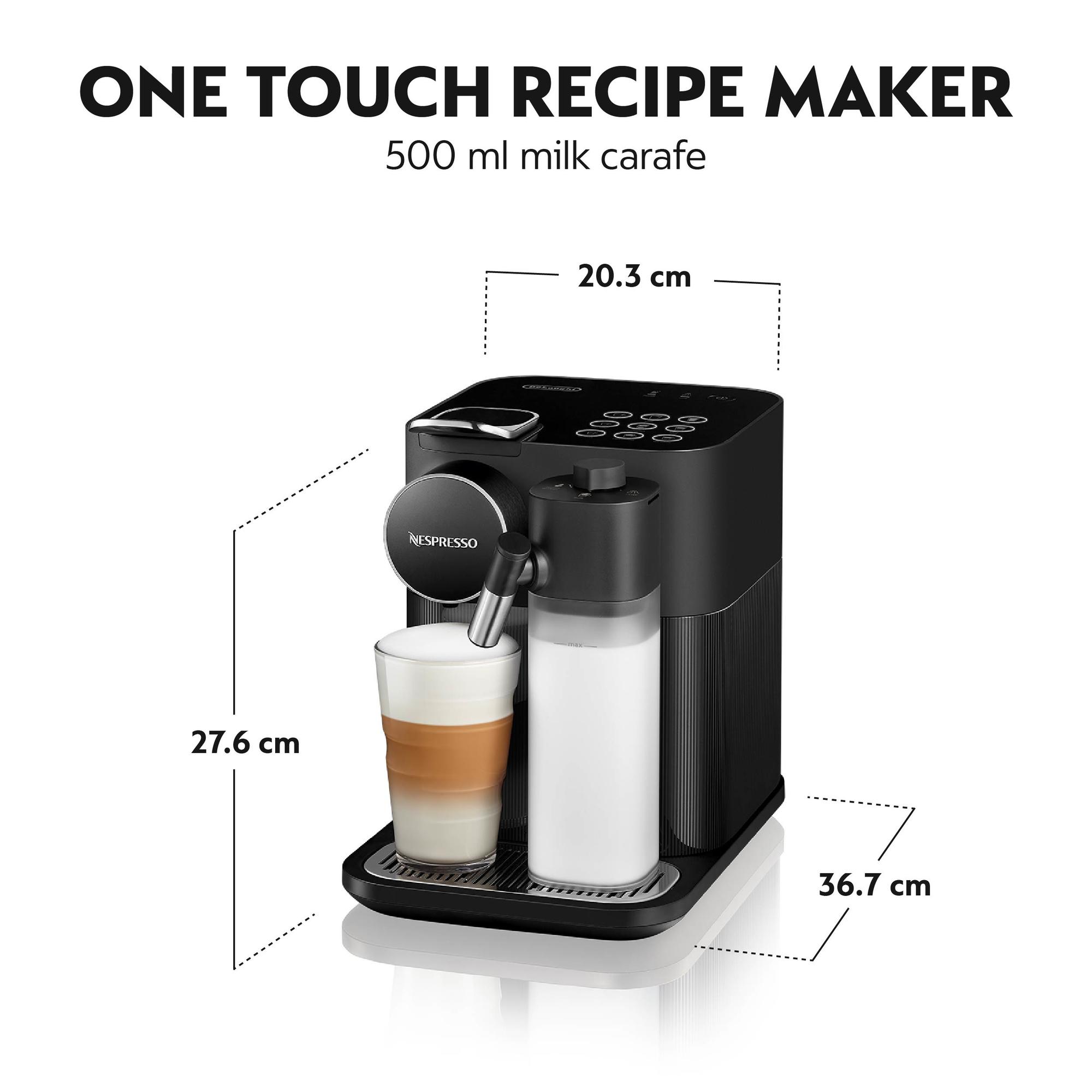 De’Longhi Kapselmaschine Nespresso Gran Lattissima / EN640.B Schwarz