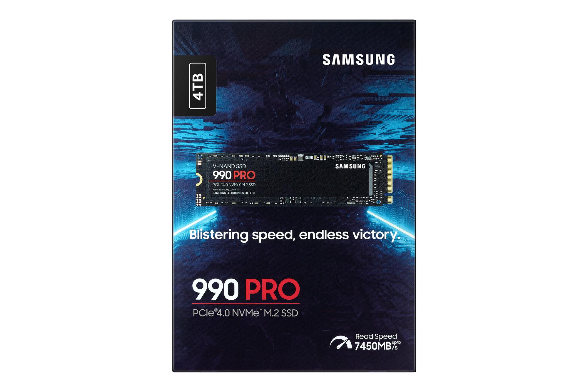 Samsung M.2 SSD Samsung 990 Pro / MZ-V9P4T0BW Schwarz