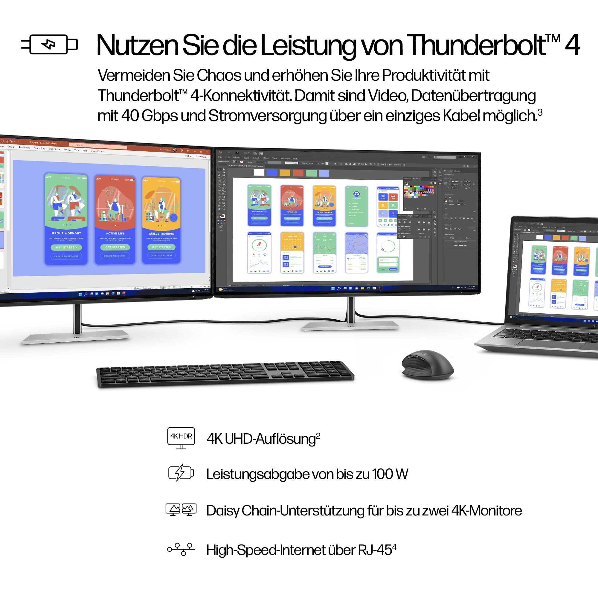 HP Monitor 732pk / 8Y2K9AA#ABB Nero, argento 80 cm (31,5")