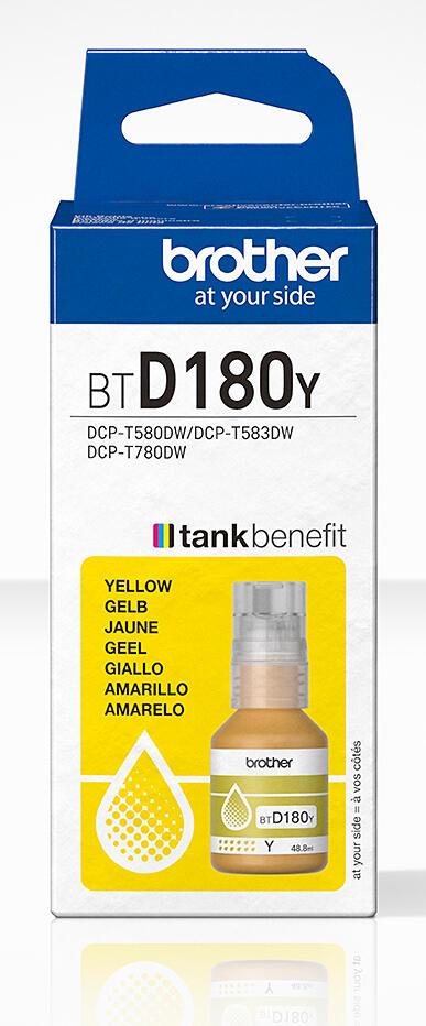 Brother Encre BTD180Y / BTD180Y Jaune