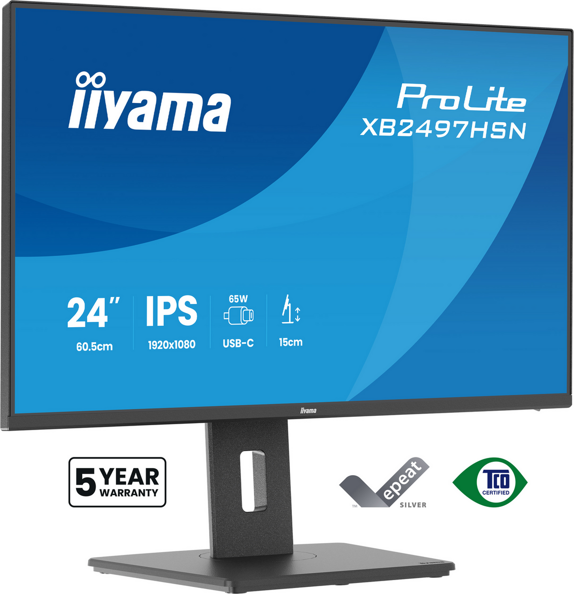 IIYAMA Monitor XB2497HSN-B1 / XB2497HSN-B1 Black" "(24 ")""