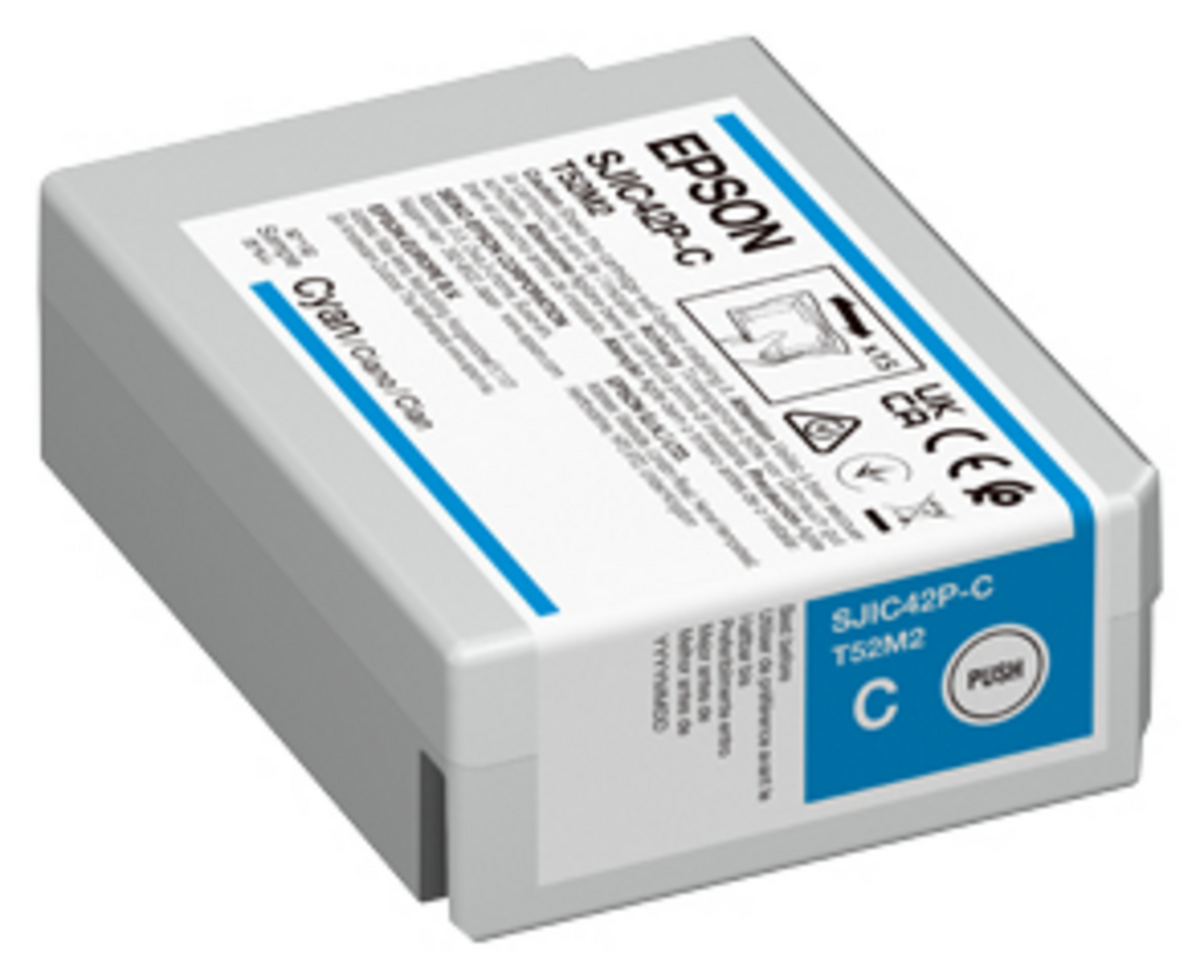 Epson Encre SJIC42P-C / C13T52M240 Cyan