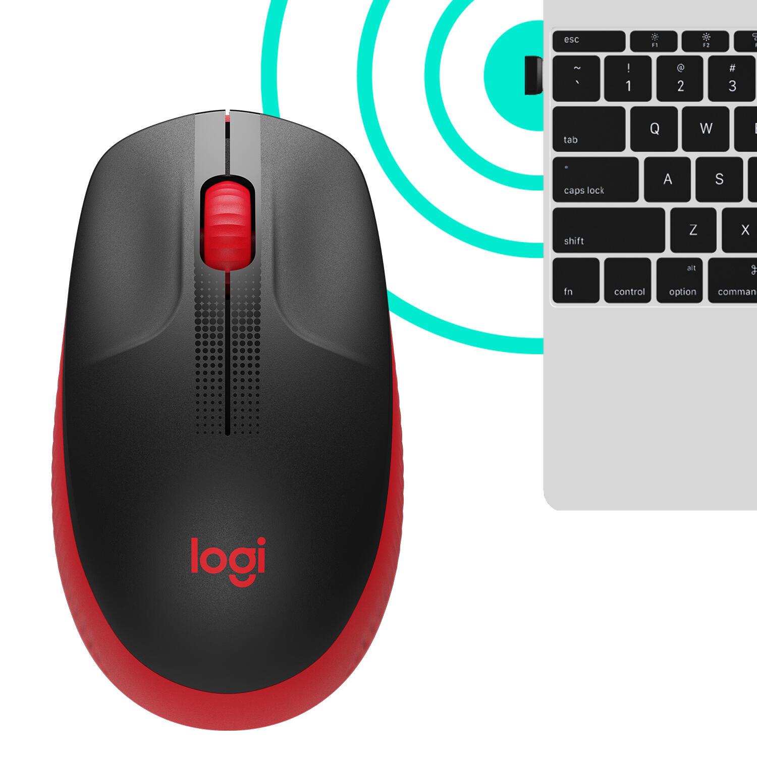 Logitech Ratón M190 / 910-005908 Rojo