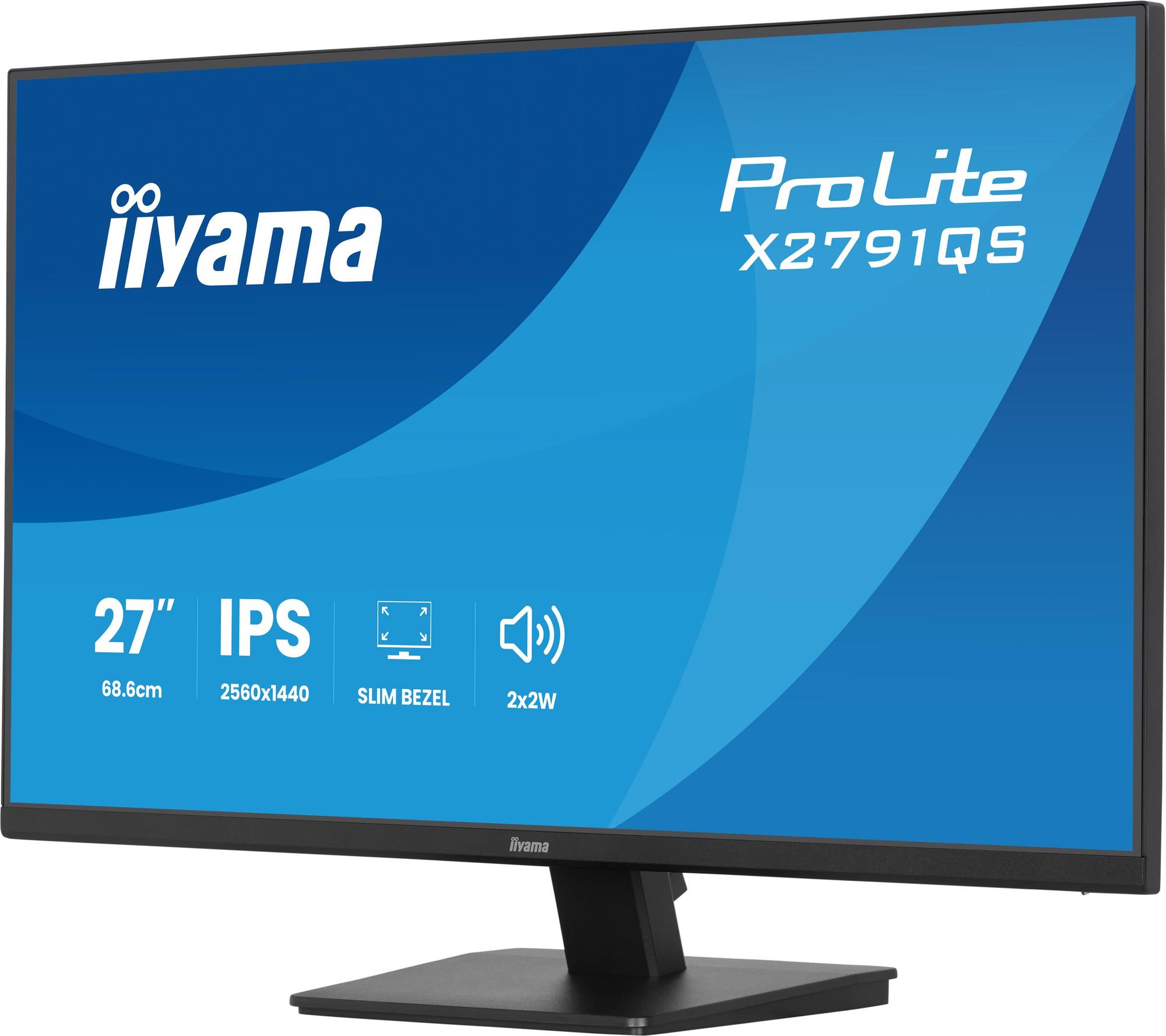 iiyama Monitor ProLite X2791QS / X2791QS-B1 Black 68.6 cm (27")