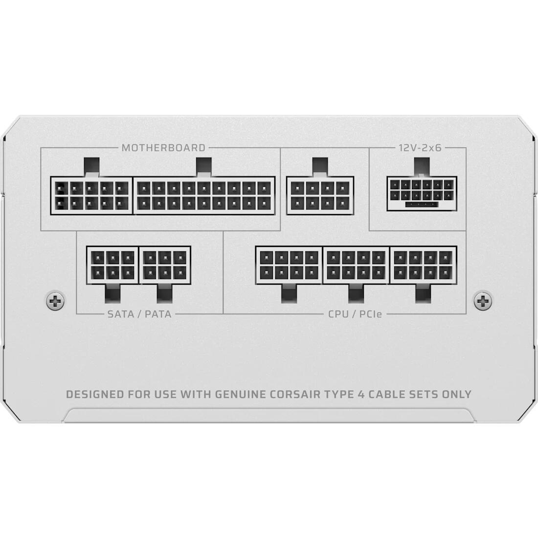 Corsair PC power supply unit RM1000e / CP-9020294-EU White