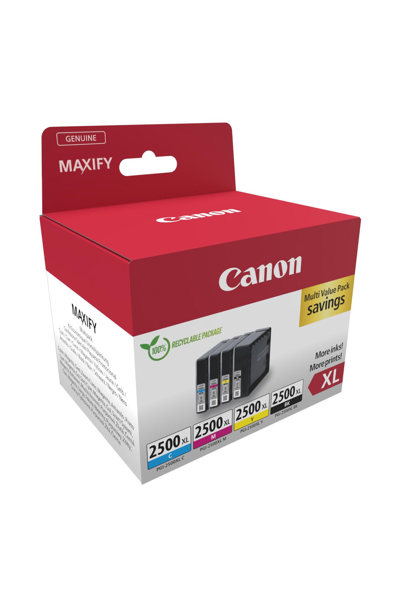 Canon Ink PGI-2500XL / 9254B010 BK,C,M,Y XL