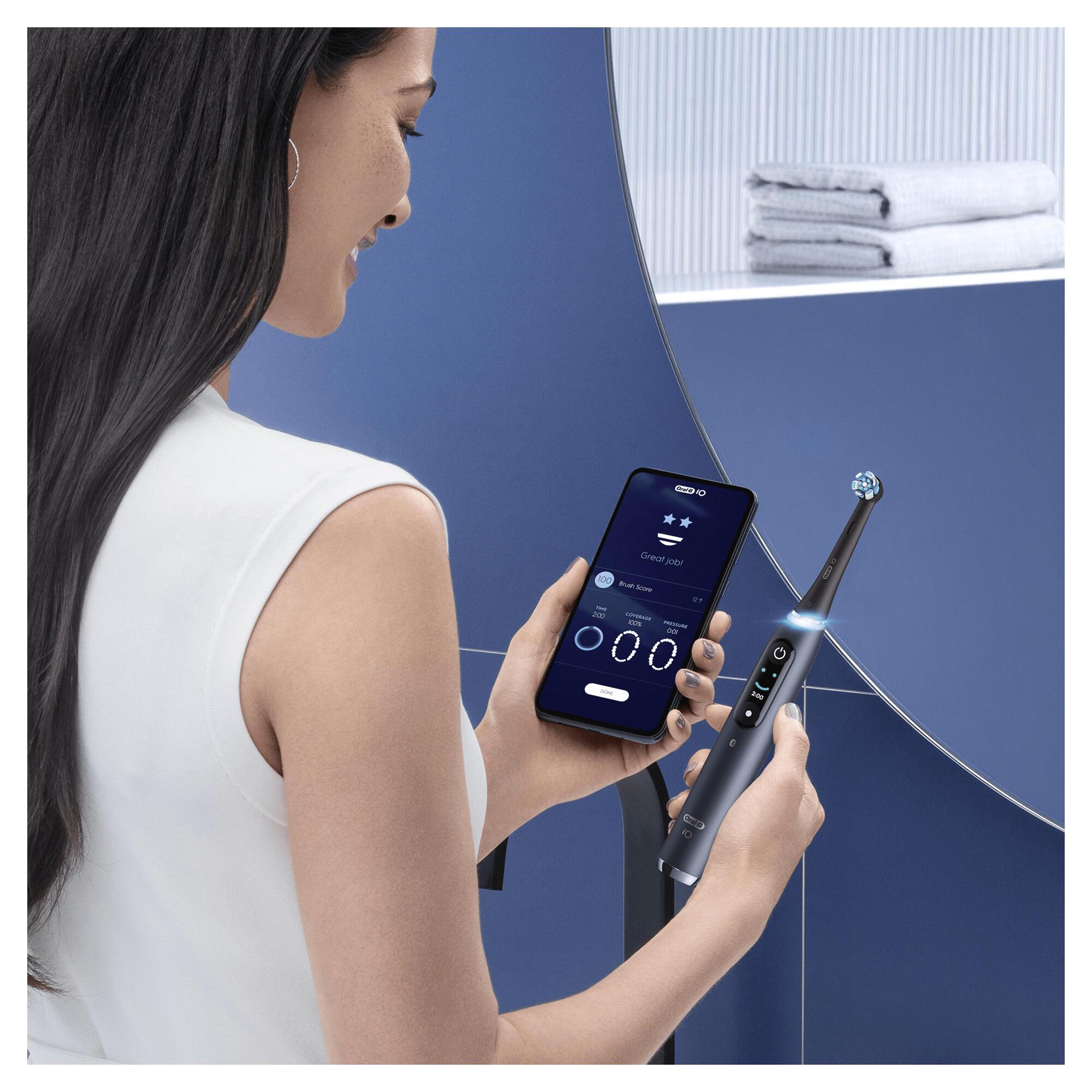 Oral-B Zahnbürste iO Series 9 Duo / 80363731 Schwarz, Silber