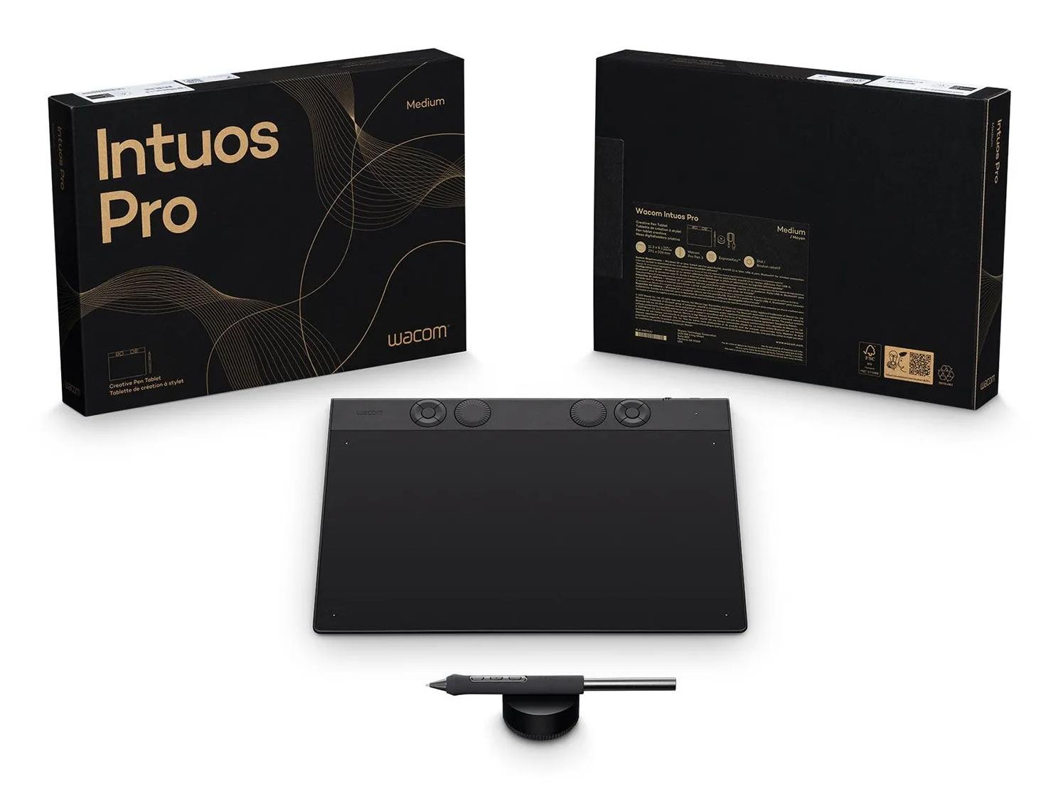Wacom Tablet Intuos Pro M / PTK670K0B Schwarz