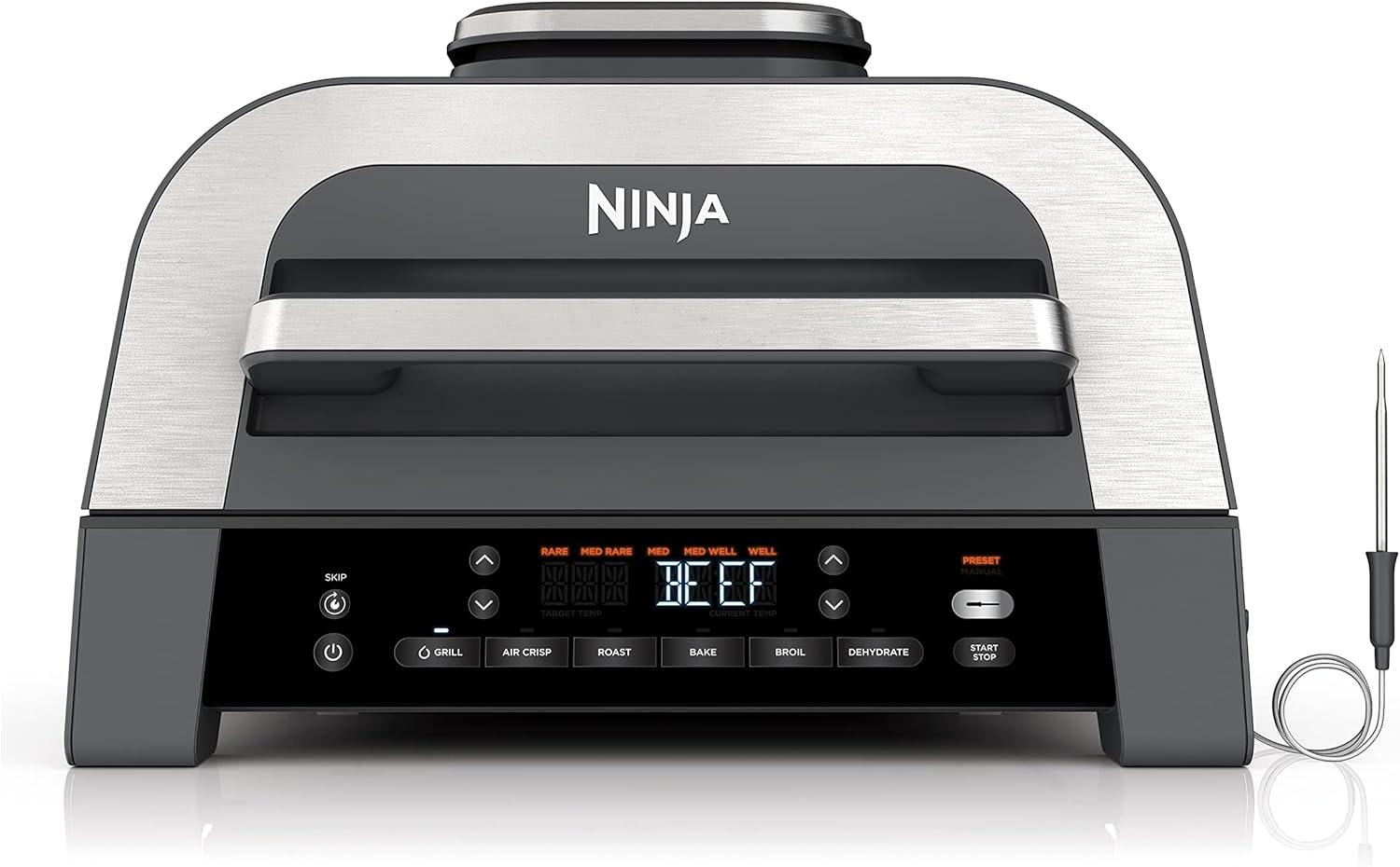 SharkNinja Freidora de aire caliente Ninja Foodi / DG551EU Negro, plata