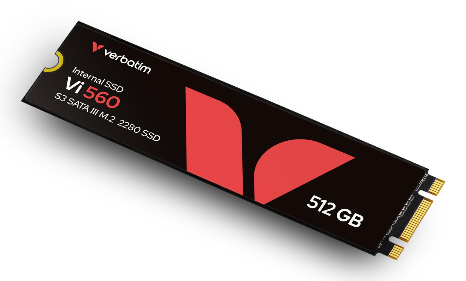 Verbatim M.2 SSD Vi560 512GB / 49363 Schwarz