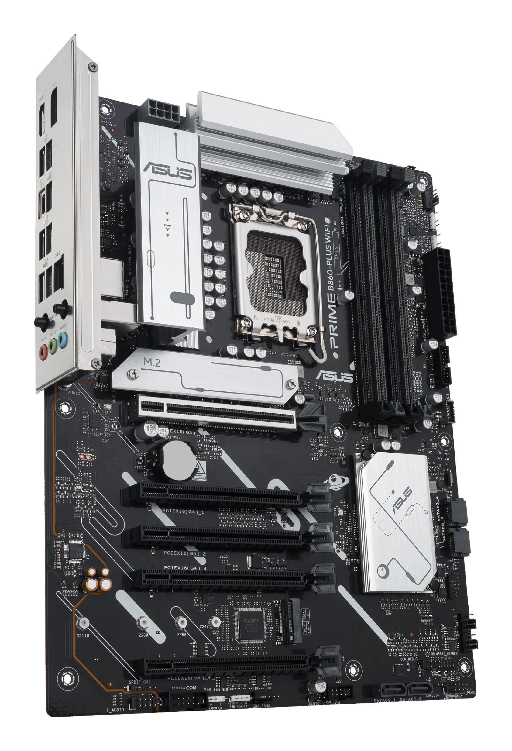 ASUS Carte mère PRIME B860-PLUS WIFI / 90MB1K50-M0EAY0 Aluminium, noir