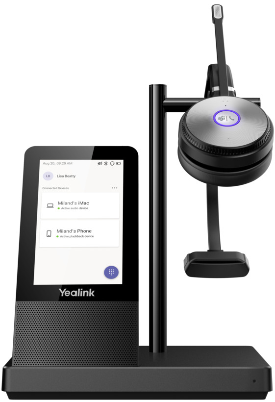 Yealink Auriculares WH66MT / 1308002 Negro
