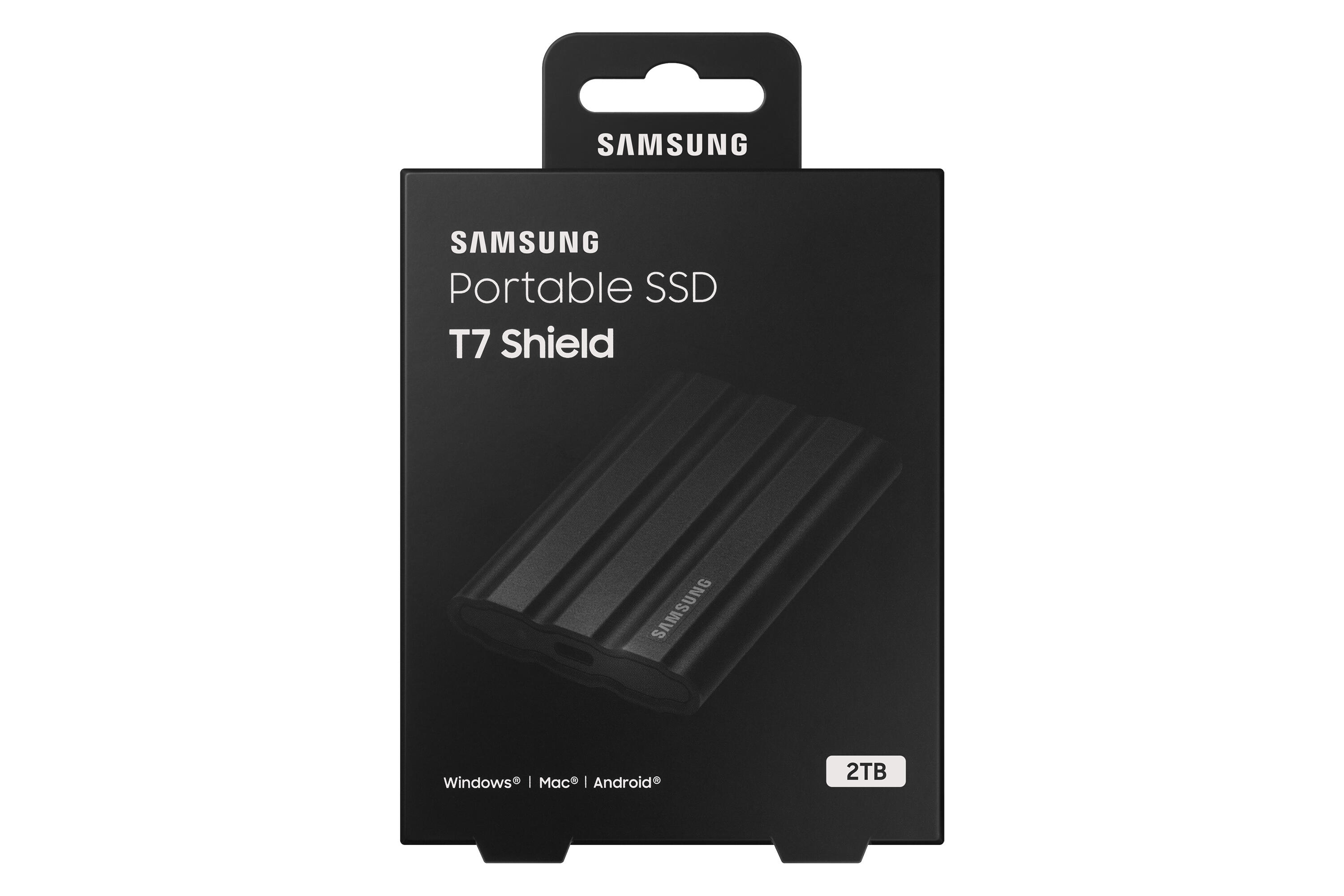 Samsung External SSD T7 Shield 2TB / MU-PE2T0S/EU Black