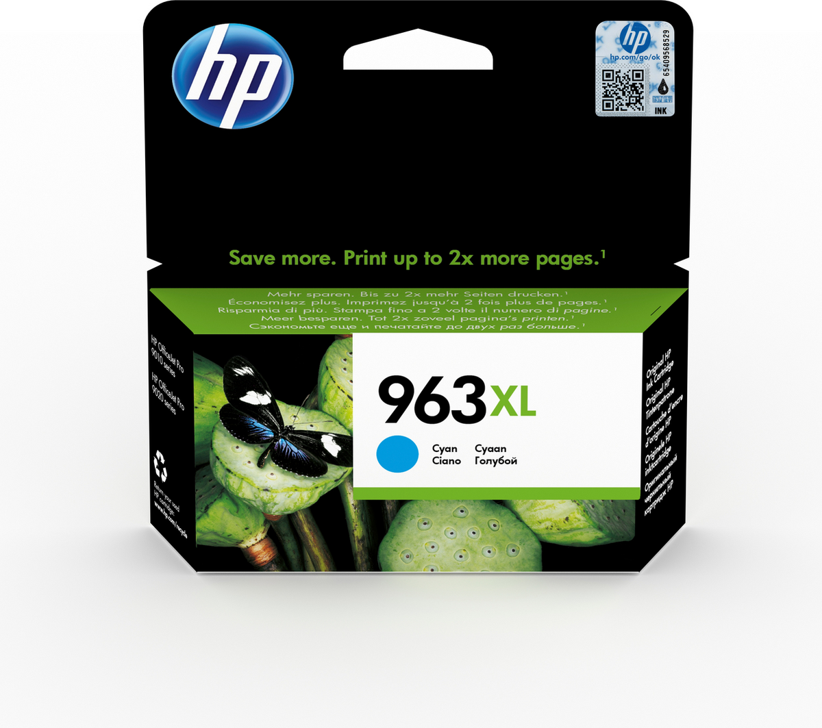 HP Ink 963XL / 3JA27AE Cyan XL
