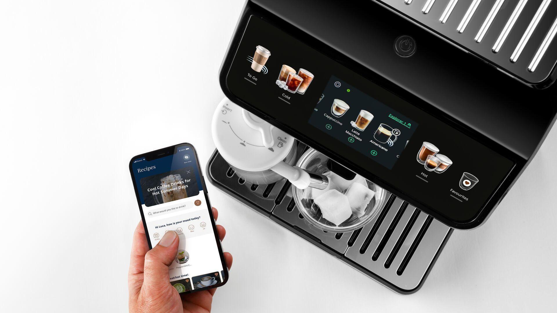 De’Longhi Fully automatic coffee machine ECAM450.55.S / ECAM450.55.S Black, silver