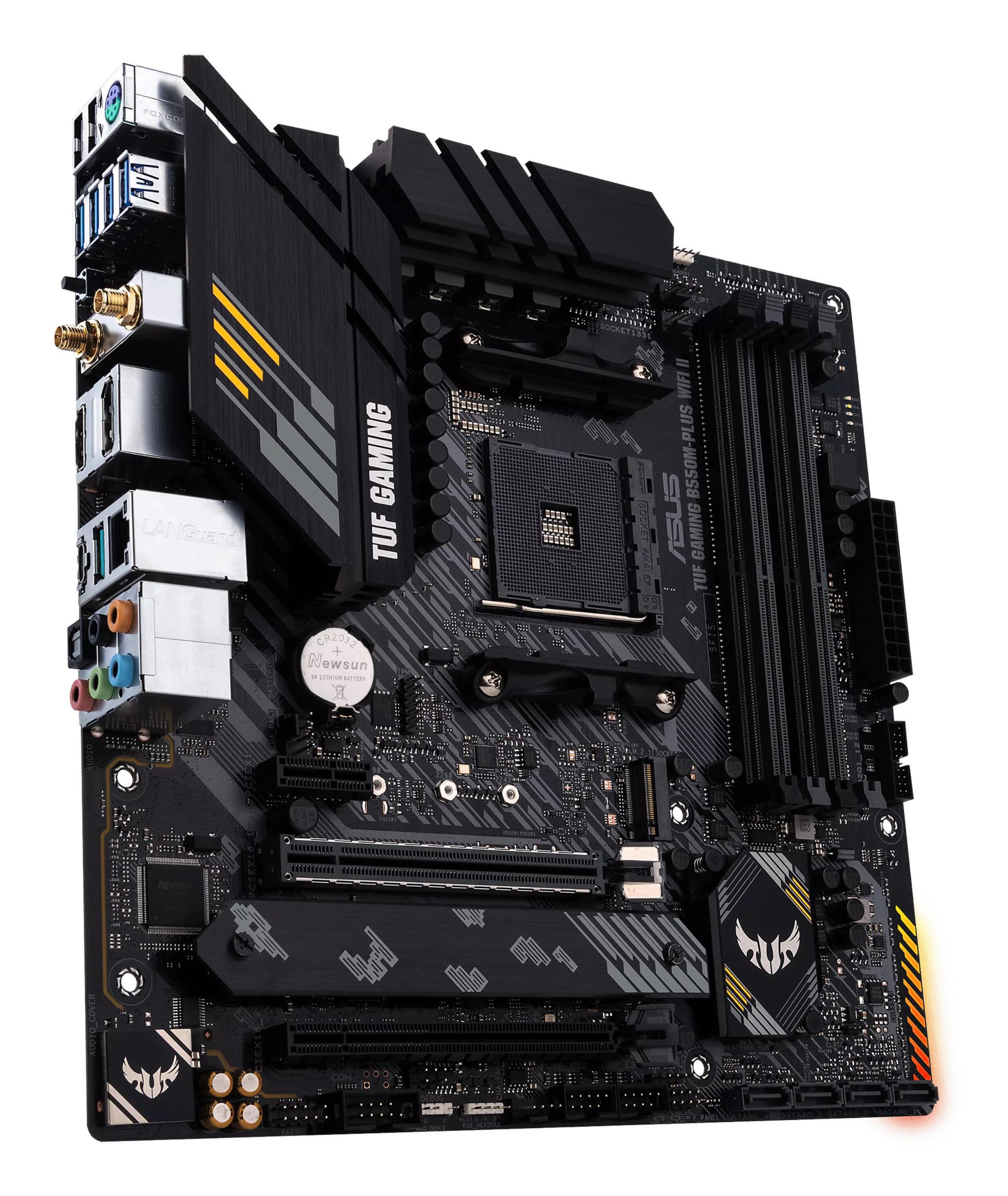 ASUS Mainboard TUF GAMING B550M-PLUS WIFI II / 90MB19Y0-M0EAY0 Black