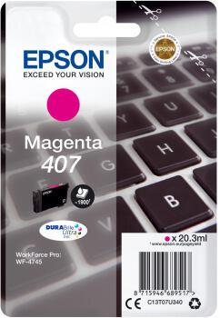 Epson Ink 407 / C13T07U340 Magenta Standard