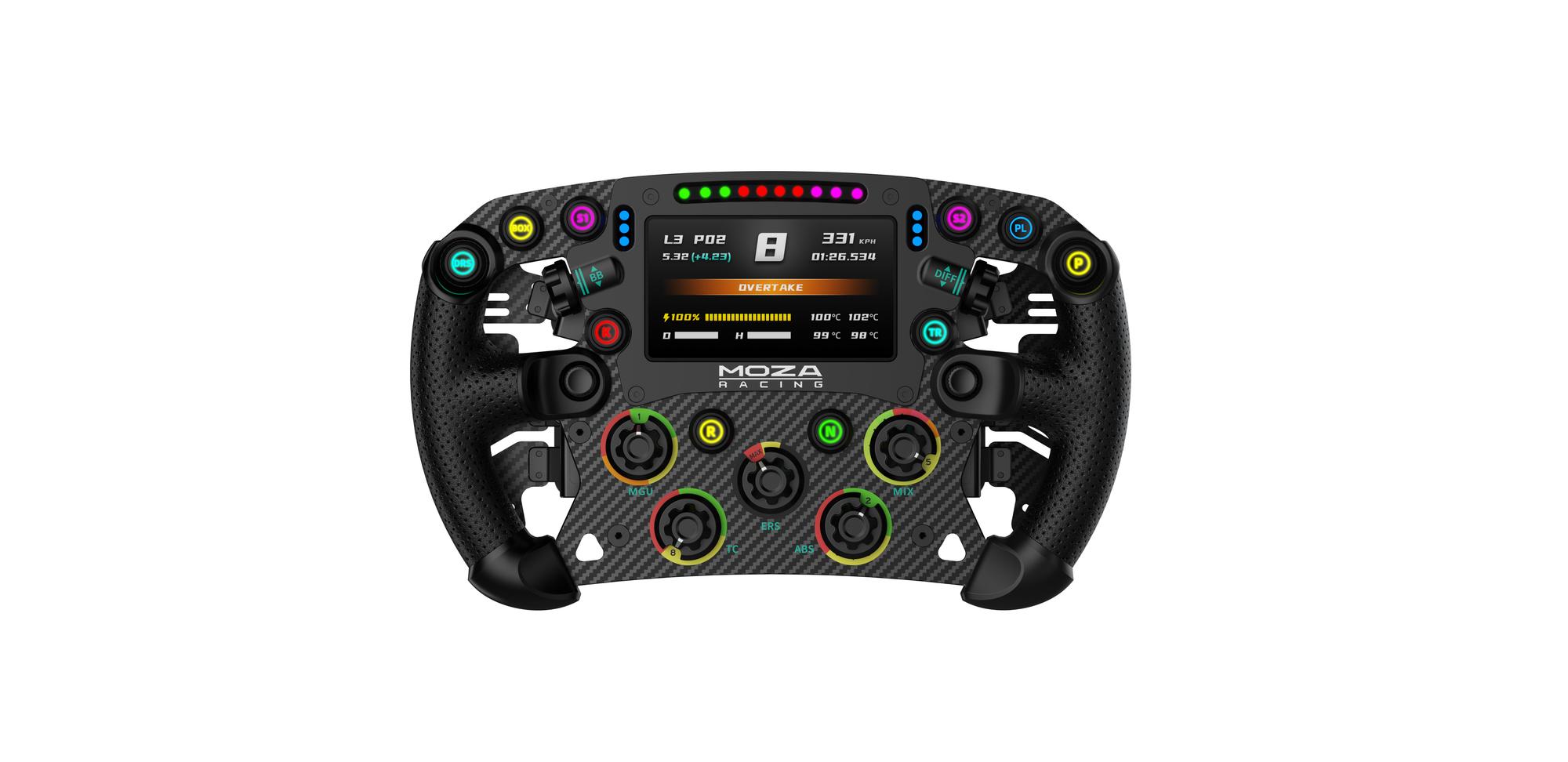 Moza Racing Controllore FSR2 Formula Wheel / RS068 Nero