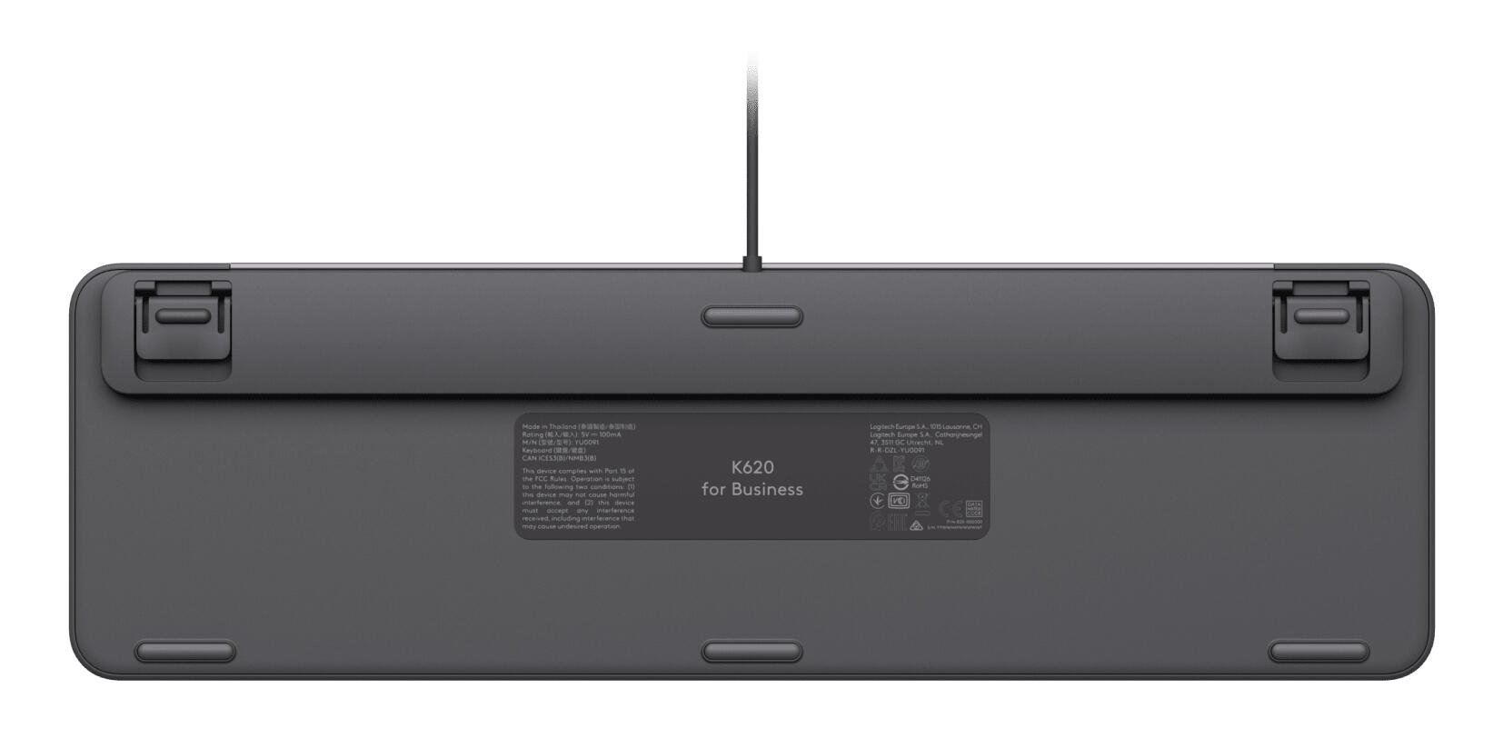 Logitech Tastiera Signature Slim K620 US INT'L / 920-013333 Grafite