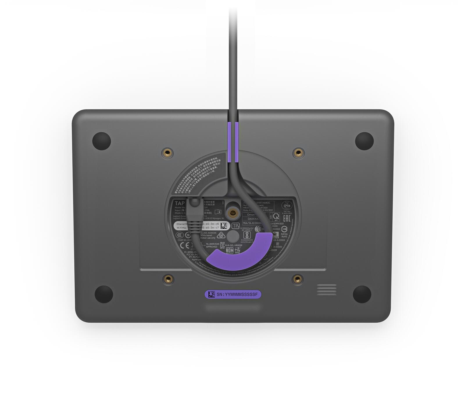Logitech Sala de reuniones Tap IP / 952-000085 Grafito 25,6 cm (10,1")