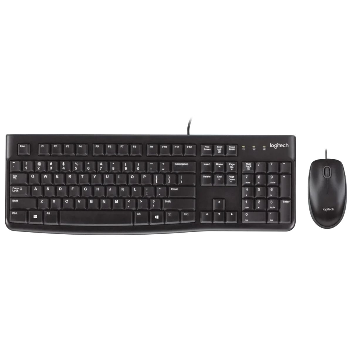 Logitech Set de ratón y teclado MK120 / 920-002562 Negro