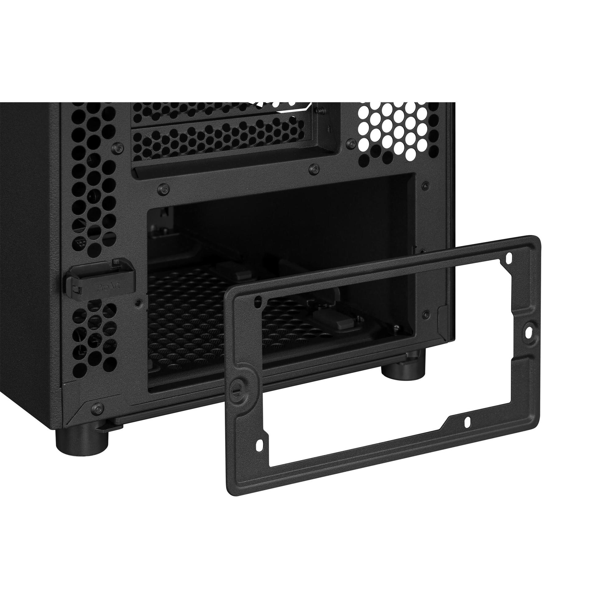 ASUS PC-Gehäuse ProArt PA401 Wood Ed. / 90DC00M0-B39010 Schwarz