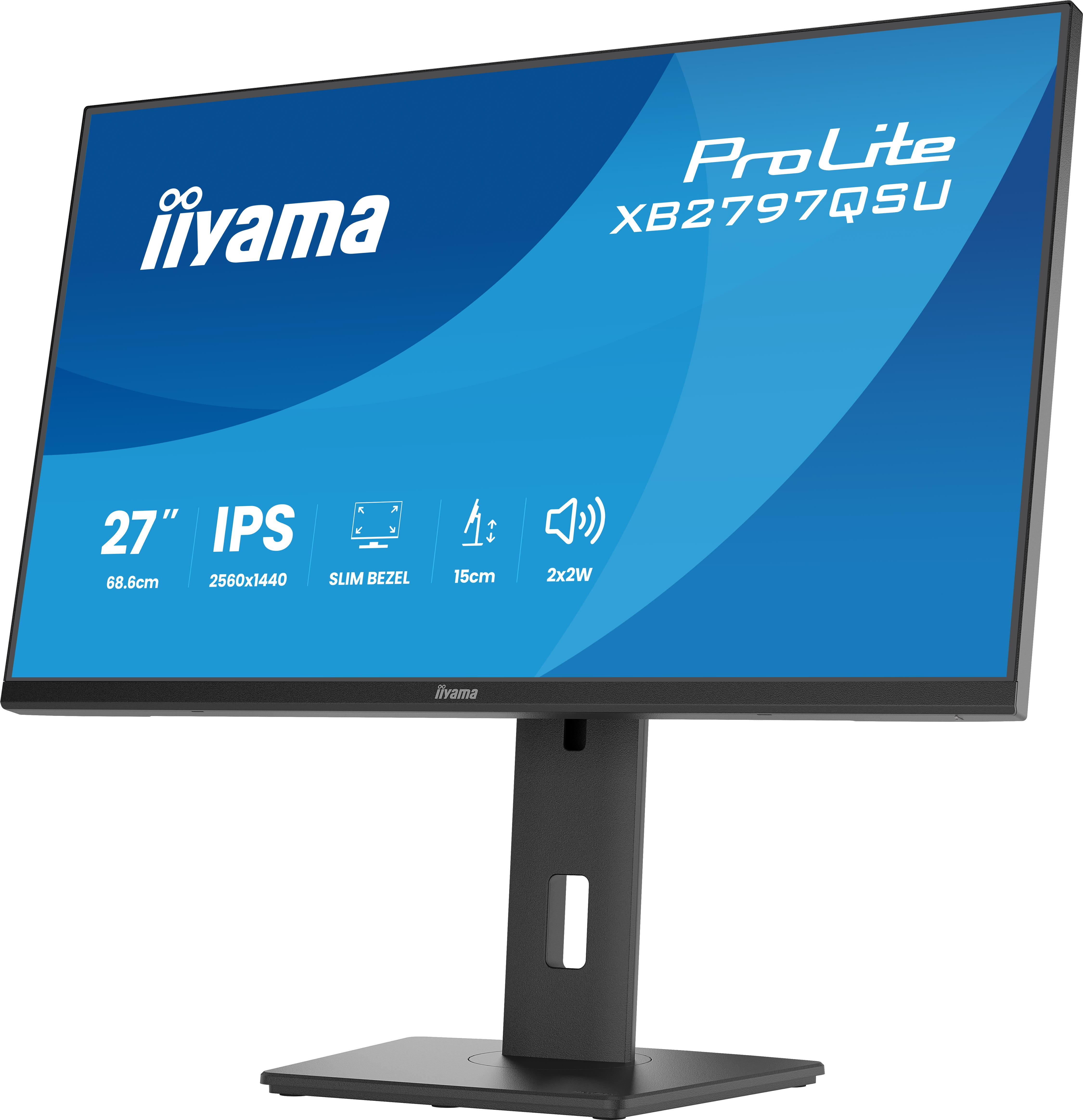 iiyama Monitor XB2797QSU-B1 / XB2797QSU-B1 Black Standard 68.6 cm (27")