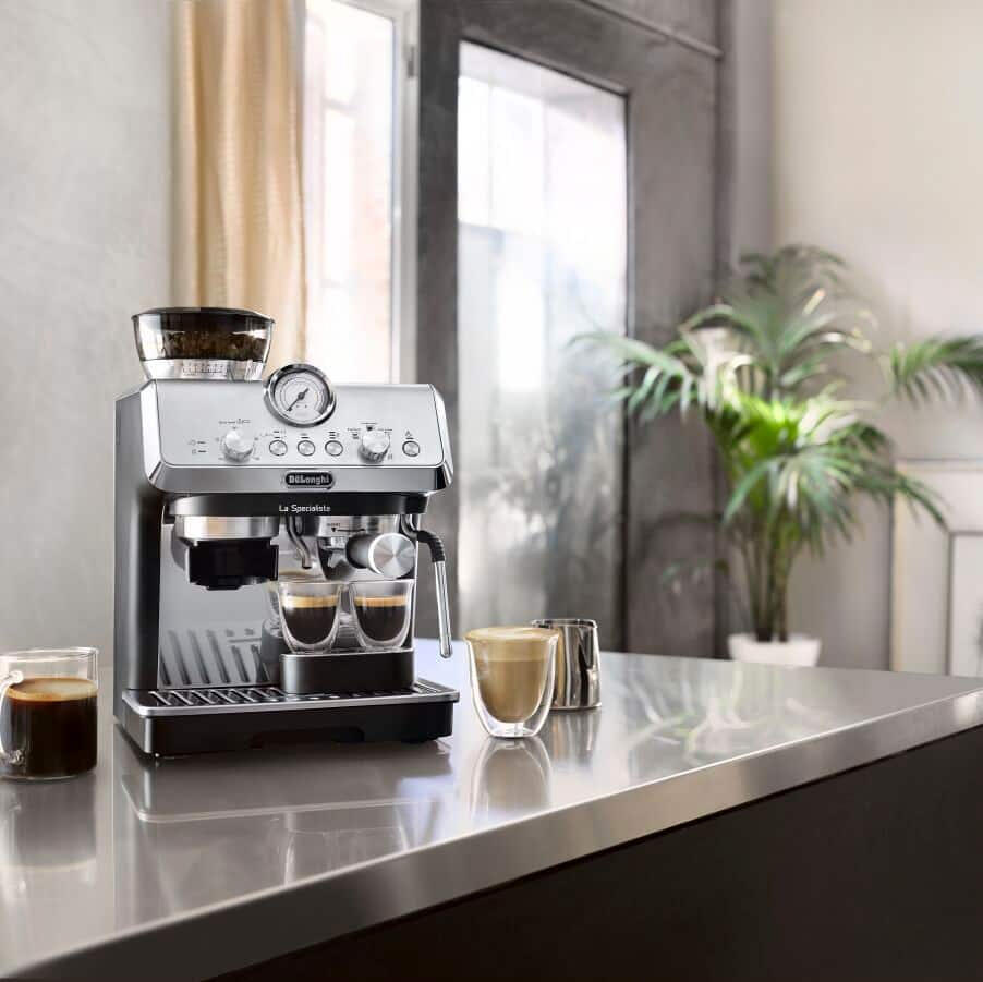 De’Longhi Machine à café à porte-filtre La Specialista Arte EC9155.MB / EC9155.MB Noir, acier inoxydable Standard