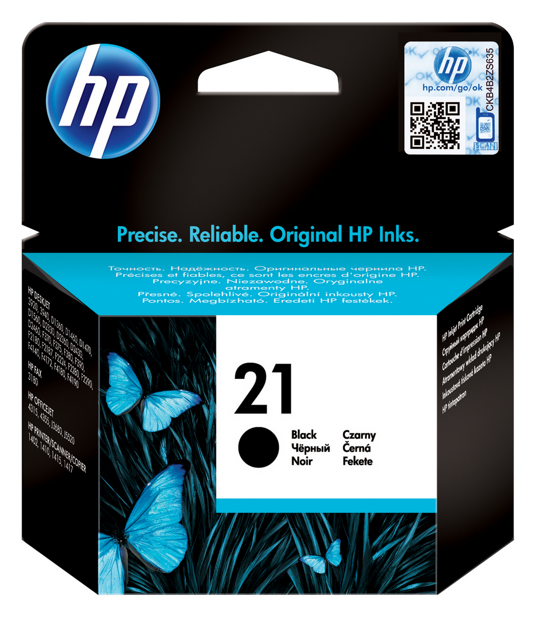 HP Tinta 21 / C9351AE Negro