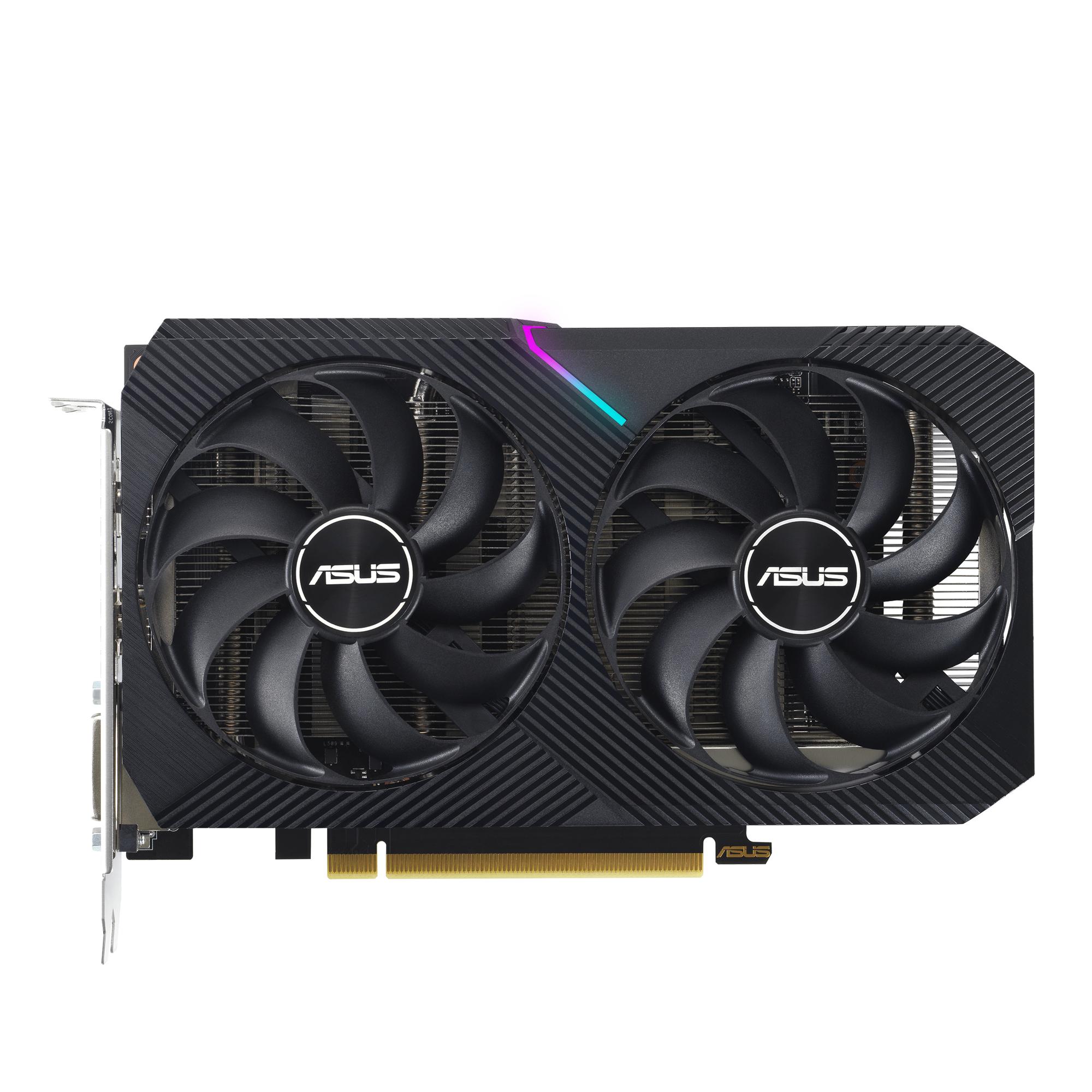 ASUS Graphics card Dual GeForce RTX 3050 V2 OC 8GB / 90YV0GH6-M0NA00 Black S